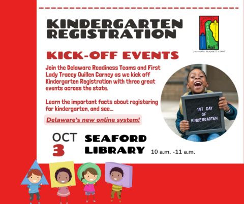 Kindergarten Registration Event Sussex County Delaware 