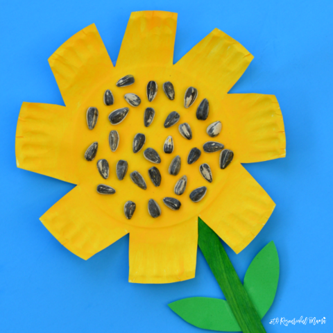 Paper Plate Sunflower