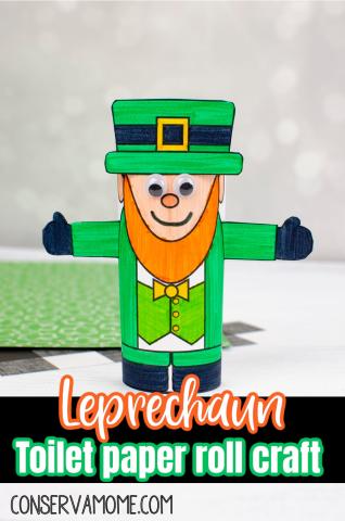 Toilet Paper Roll Leprechaun 