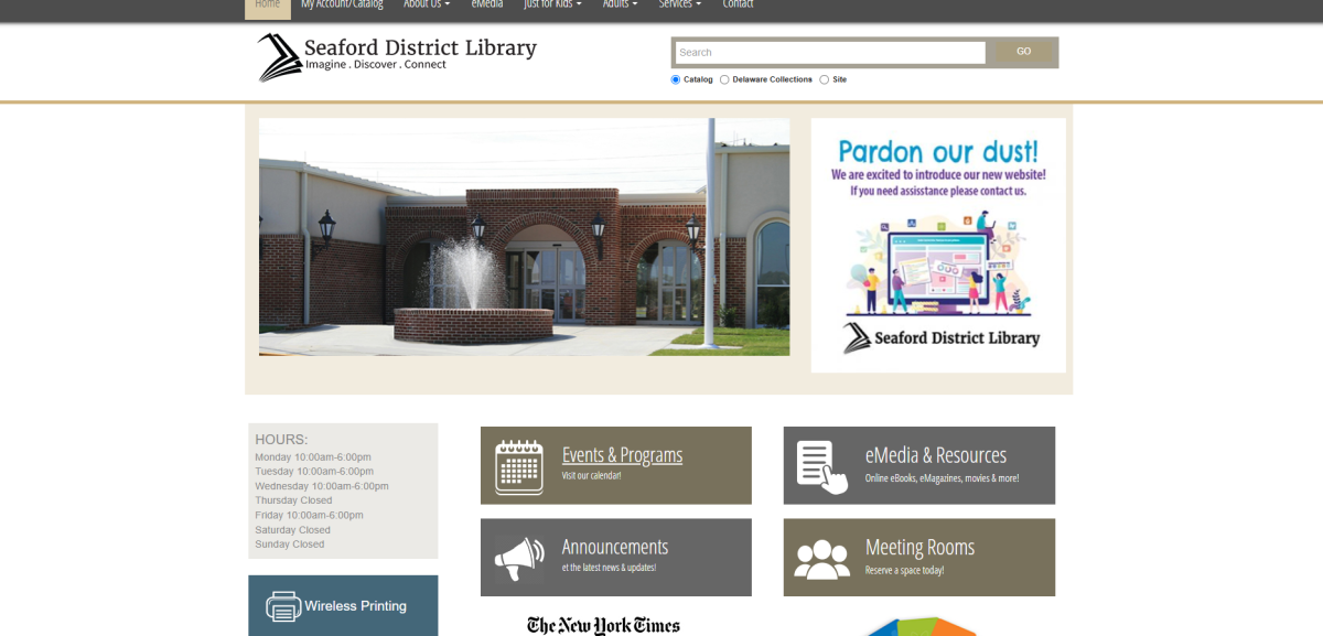 A look at our new website